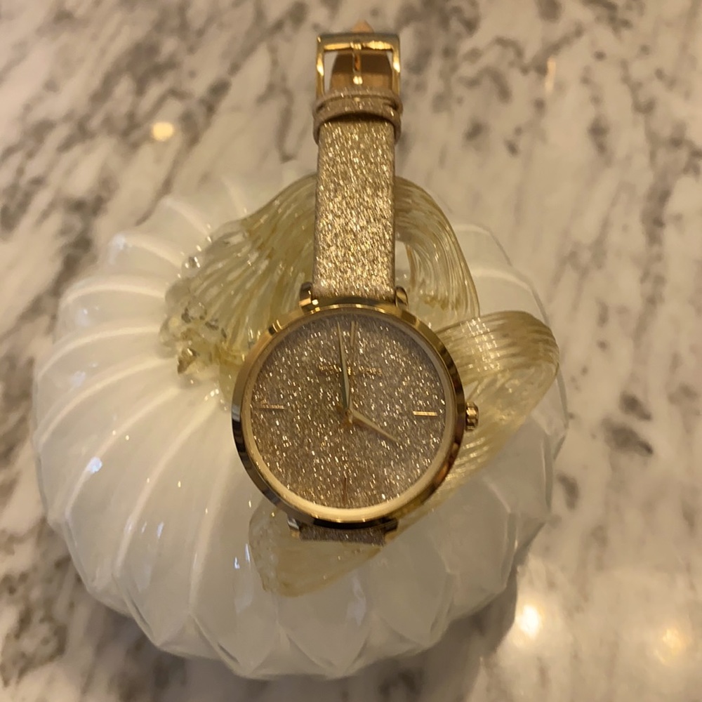Gold bling Michael Kors Charley watch